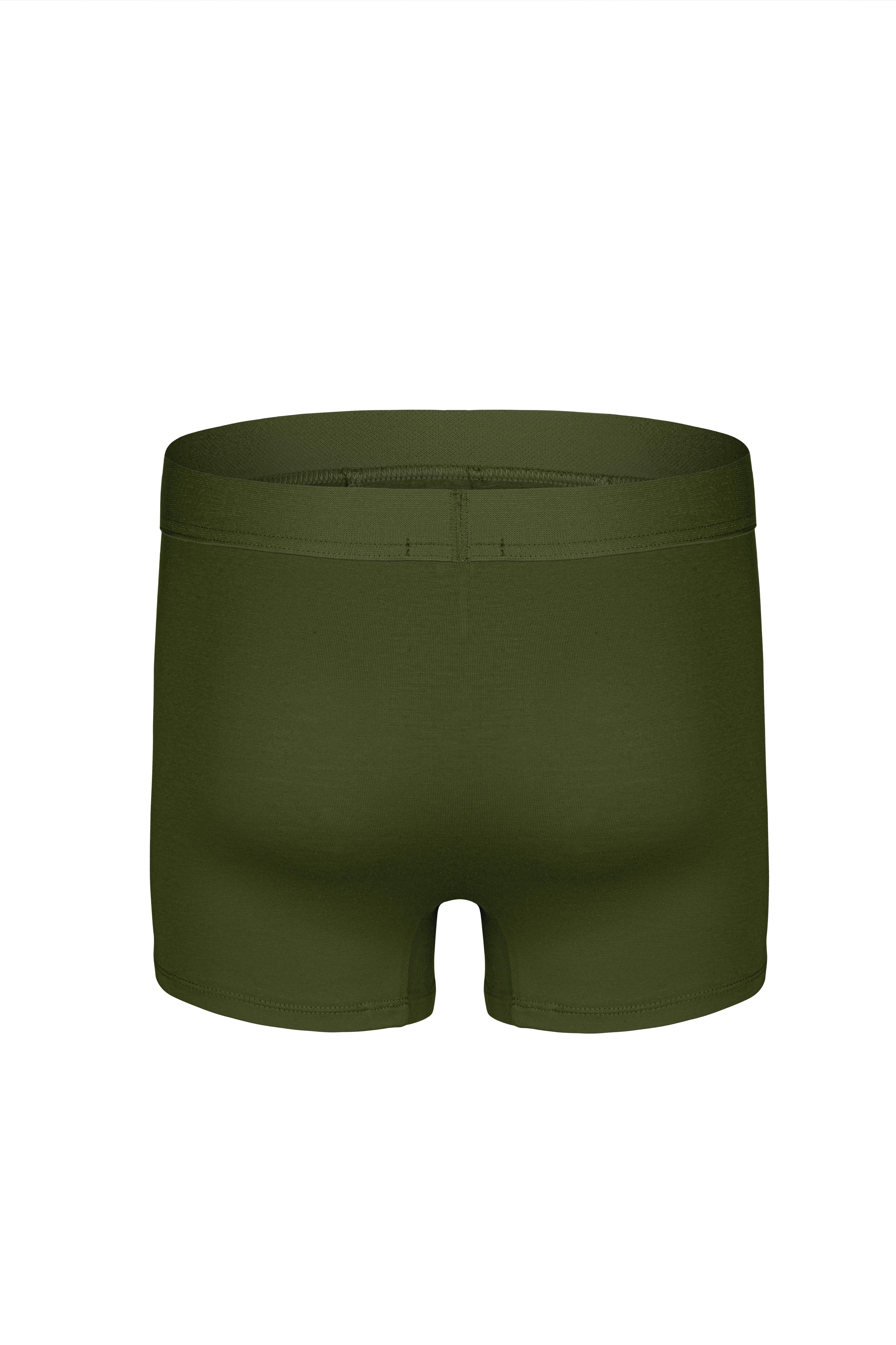 Erkek Haki Organik Pamuk Boxer - DZN2158