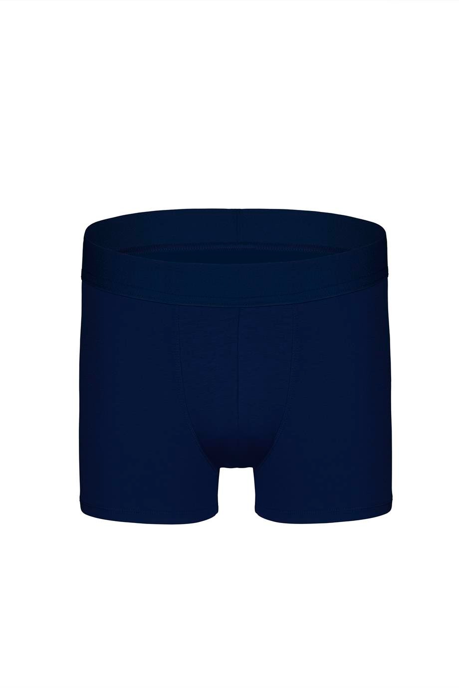 Erkek Lacivert Mikro Modal Boxer - DZNMC2004