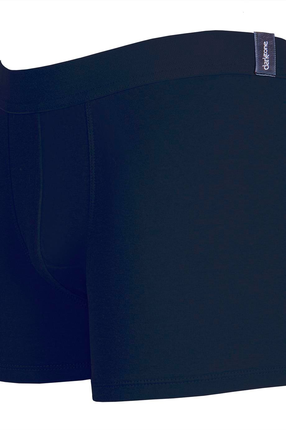 Erkek Lacivert Mikro Modal Boxer - DZNMC2004