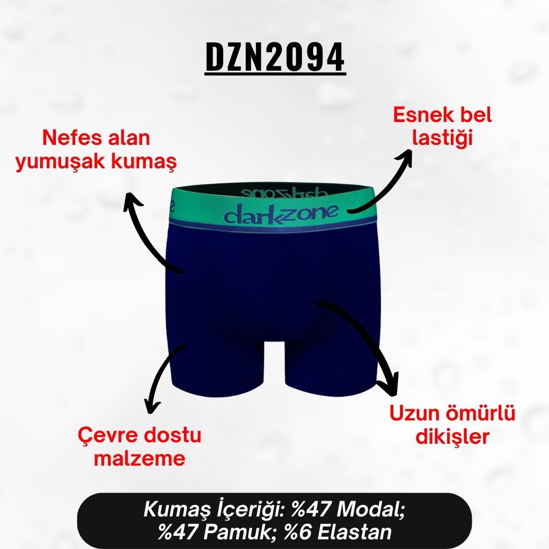 Erkek Lacivert Modal Boxer - DZN2094