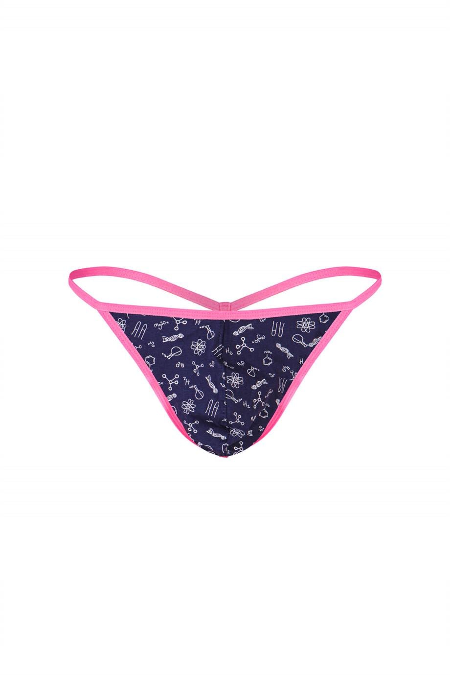 Erkek Neon Lastikli Desenli String - DZN6682