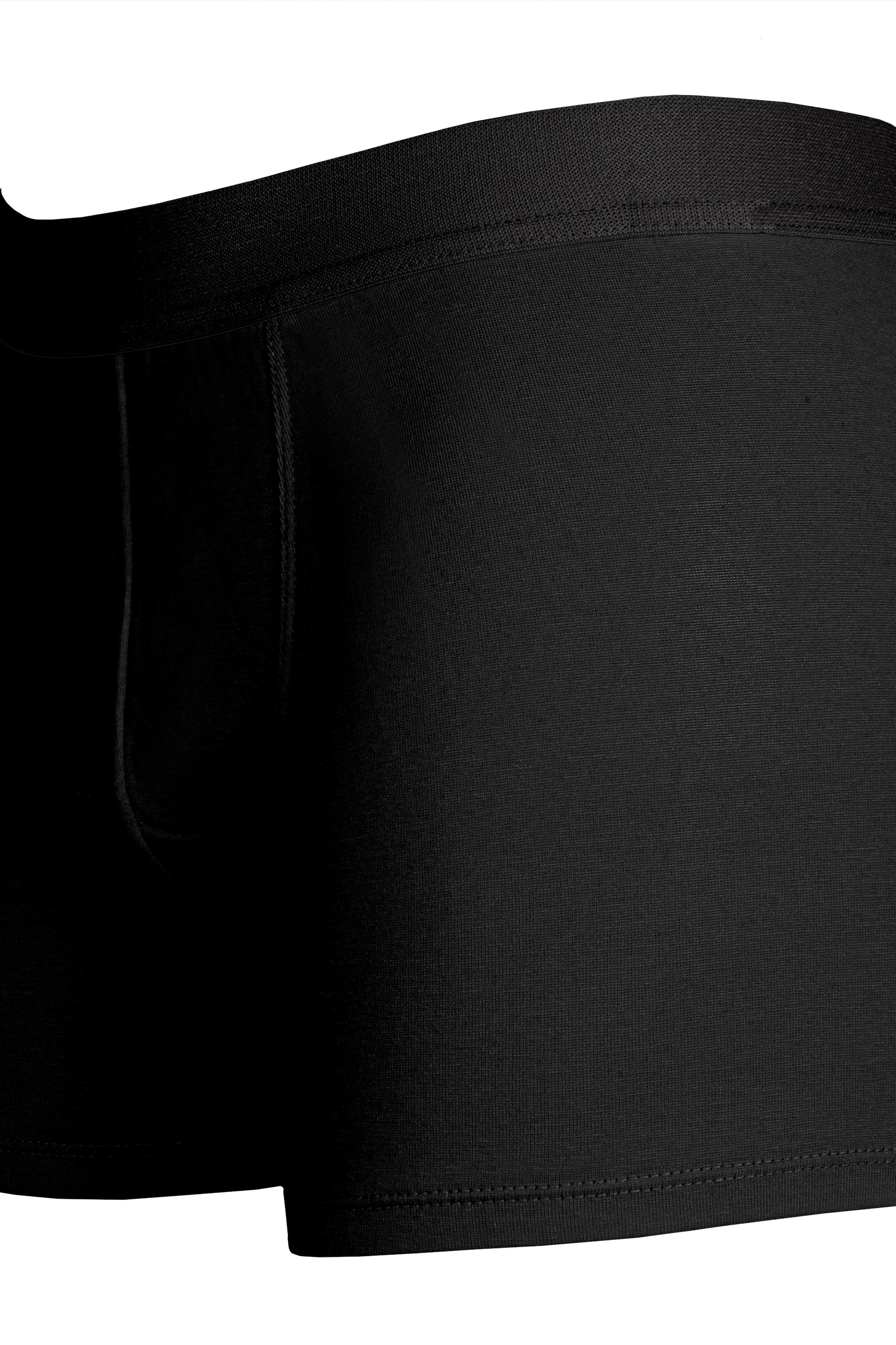 Erkek Siyah Organik Pamuk Boxer - DZN2151