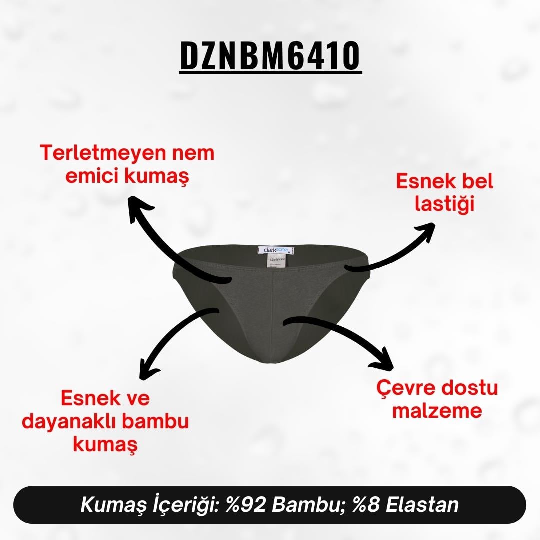 Erkek Yeşil Bambu Slip - DZNBM6410