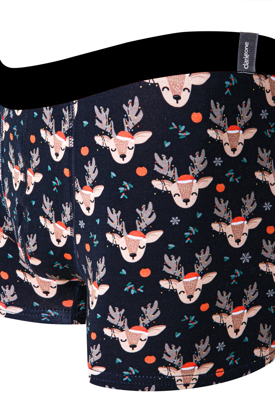 Geyik Desenli Yılbaşı Erkek Boxer (Dijital Baskılı) - DZNNY0003