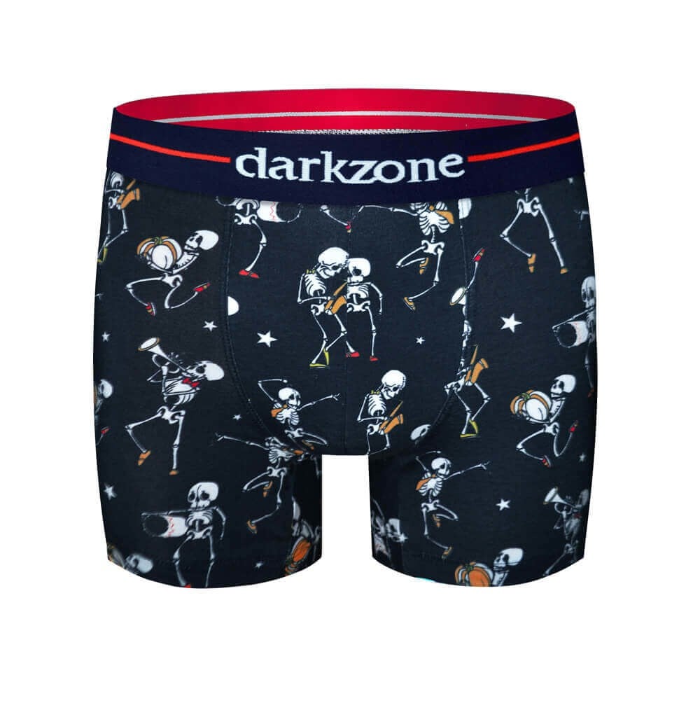 İskelet Desenli Siyah Boxer (Dijital Baskılı) - DZN2067