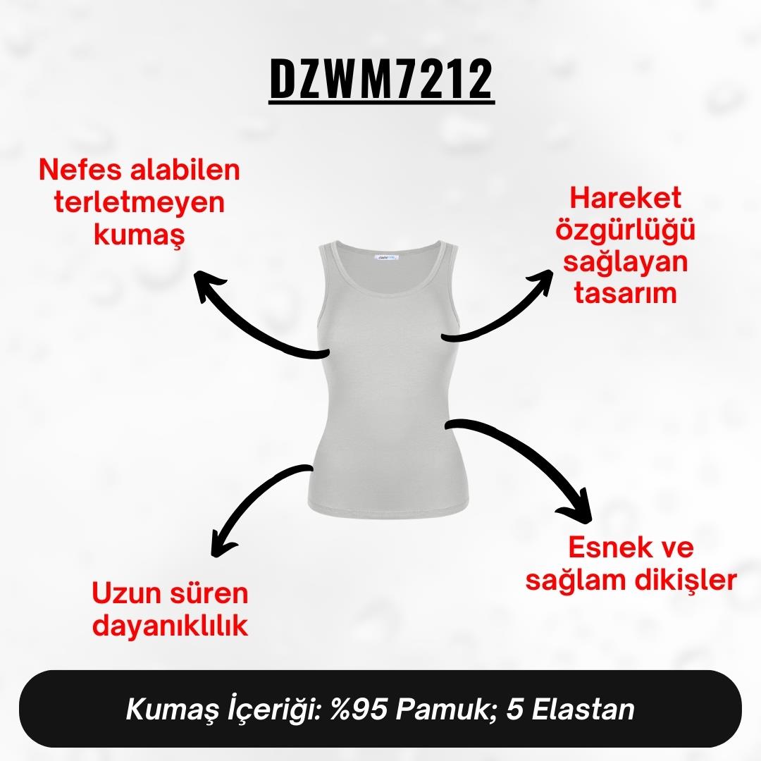 Kadın Bej Penye Atlet - DZWM7212