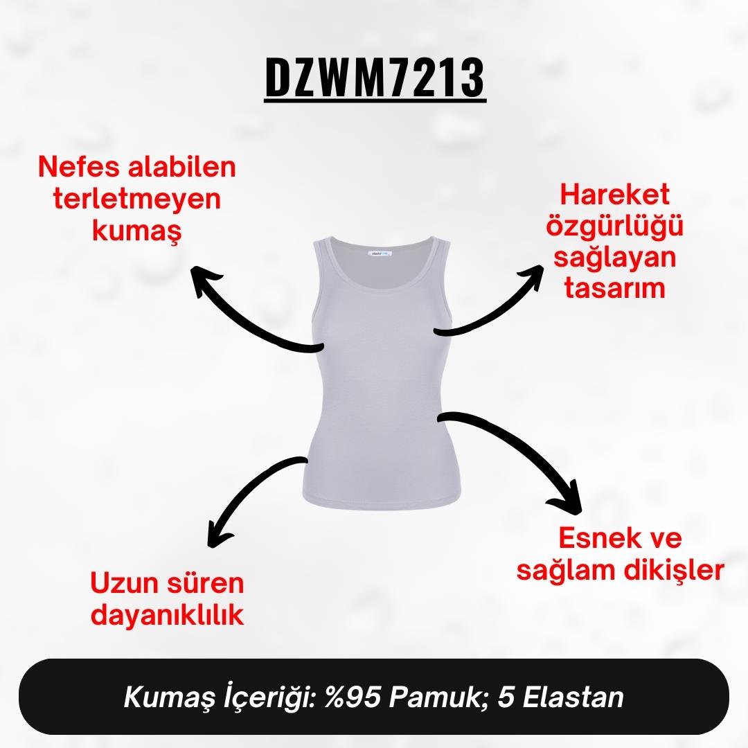Kadın Gri Penye Atlet - DZWM7213