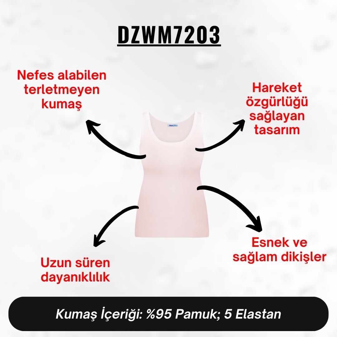 Kadın Pudra Penye Atlet - DZWM7203
