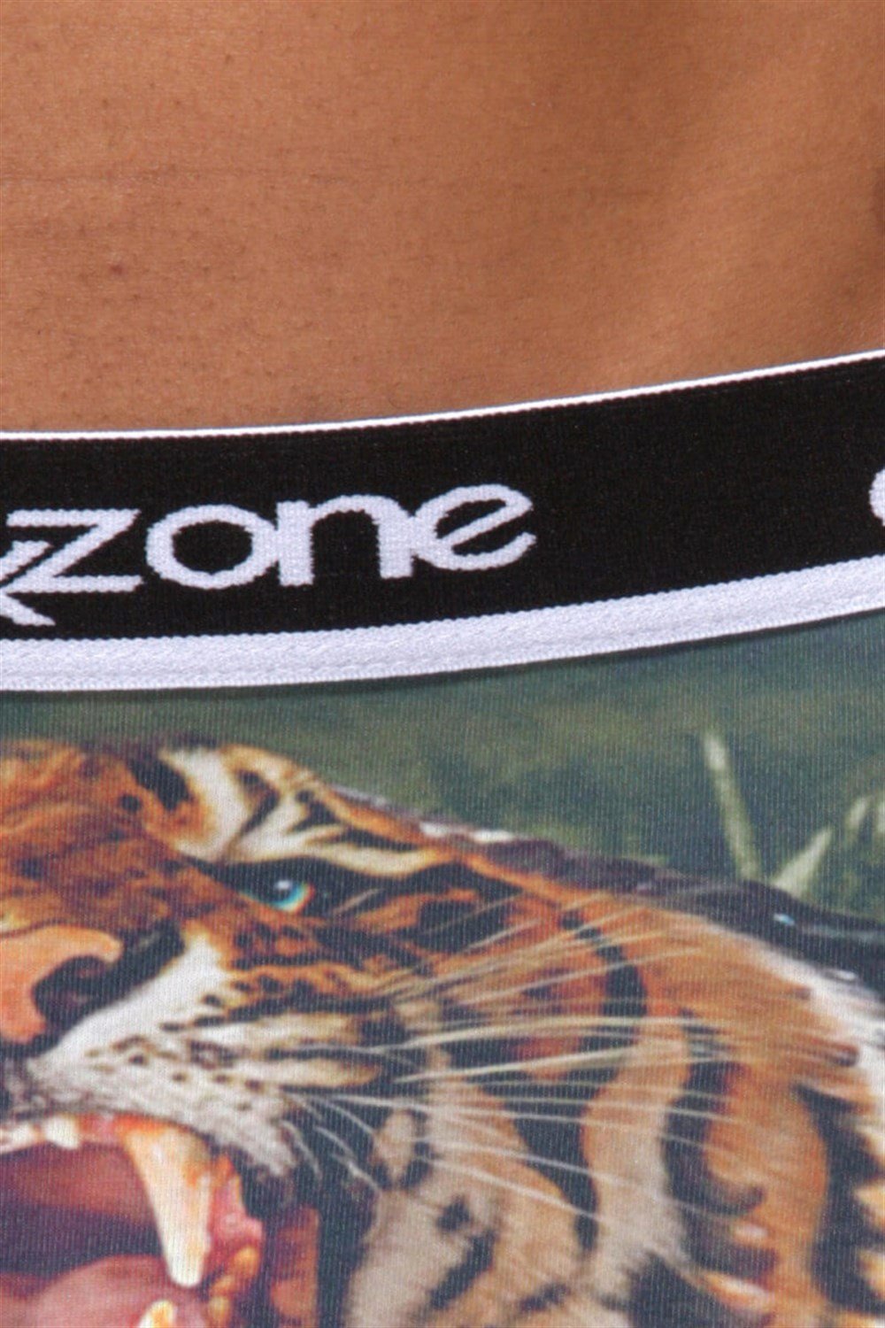 Kaplan Desenli 3D Yeşil Boxer - DZN1094