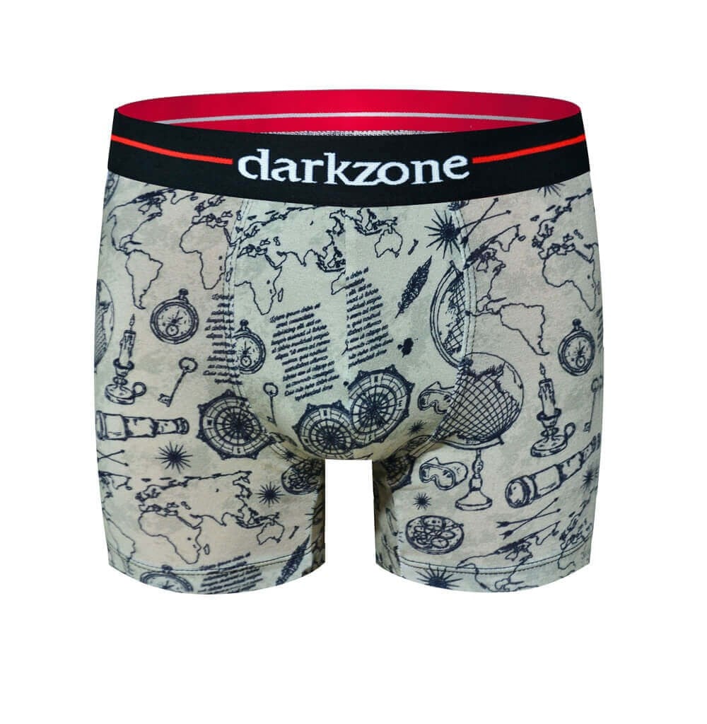 Keşif Desenli Erkek Boxer (Dijital Baskılı) - DZN2068