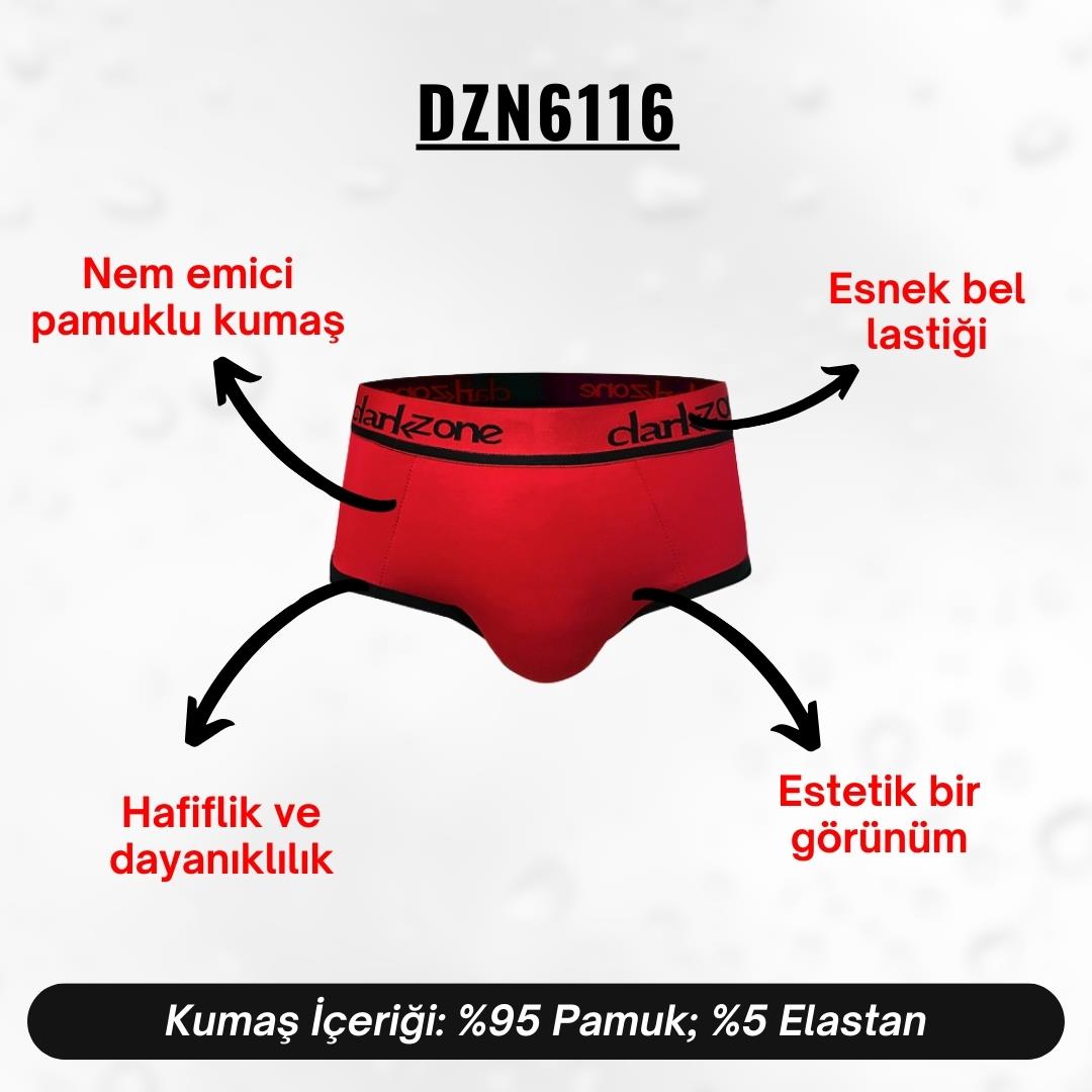 Kırmızı Hipster Erkek Slip - DZN6116
