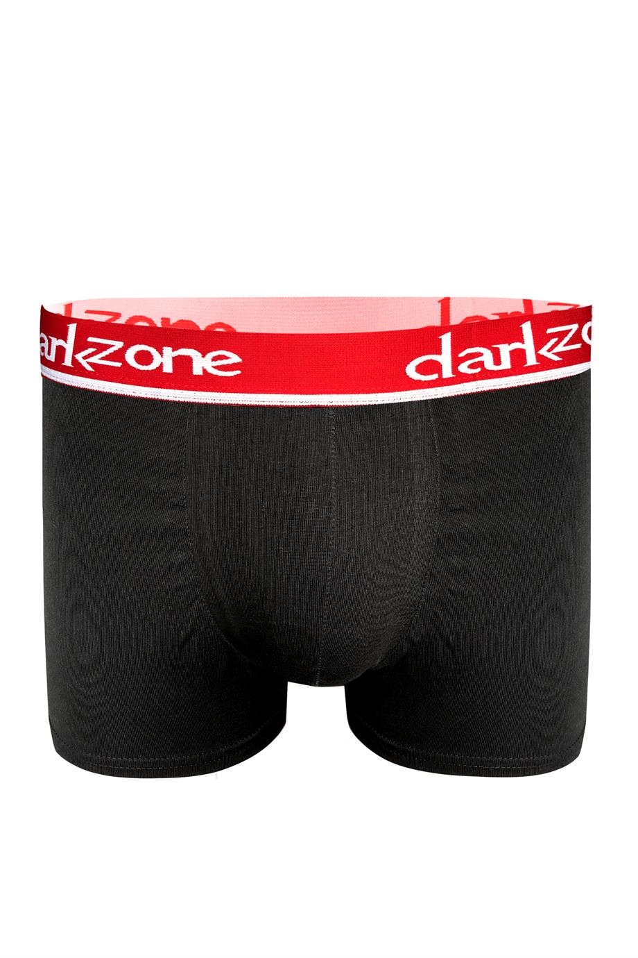 Klasik Önü Torbalı Siyah Erkek Boxer - DZN2321
