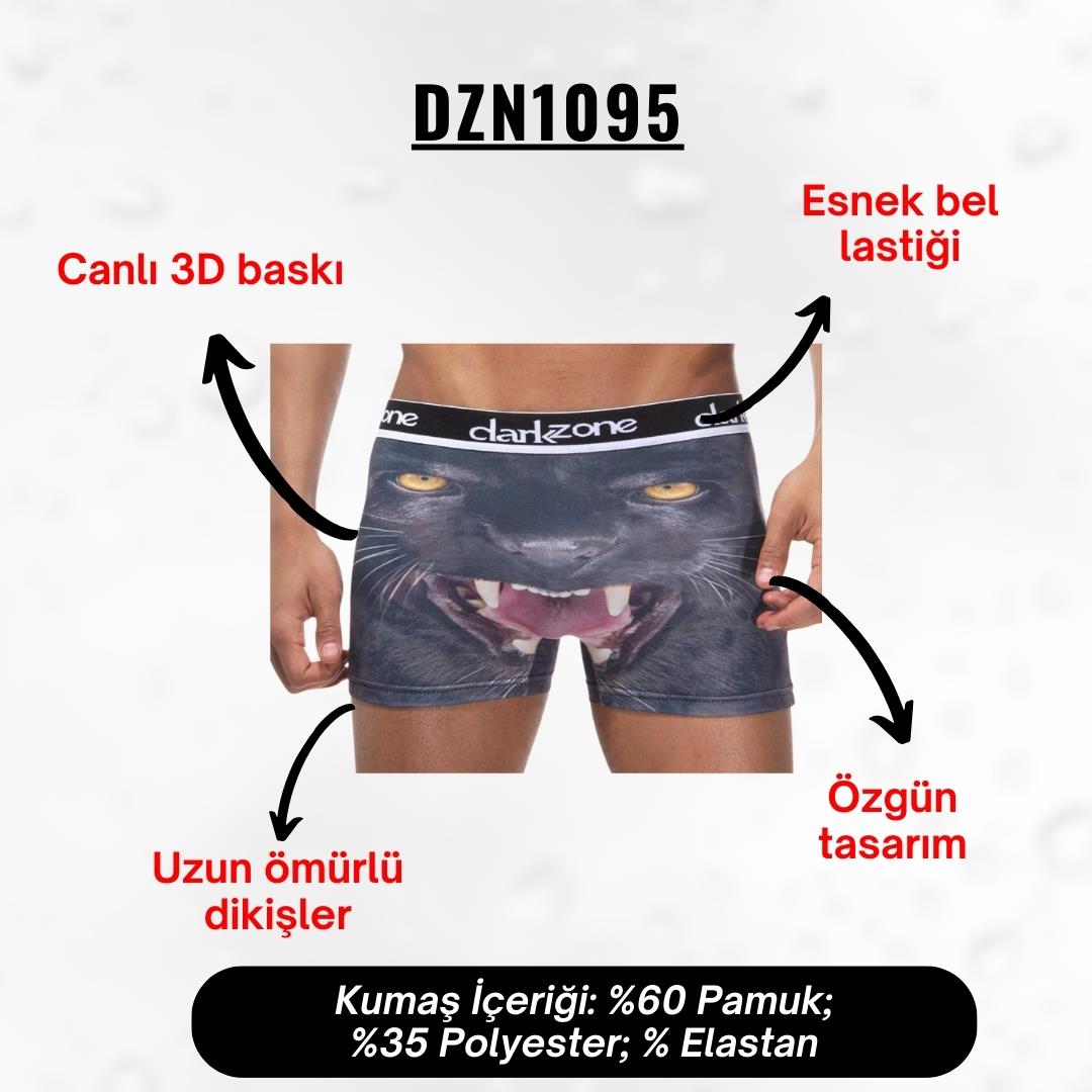 Kurt Desenli 3D Boxer - DZN1095
