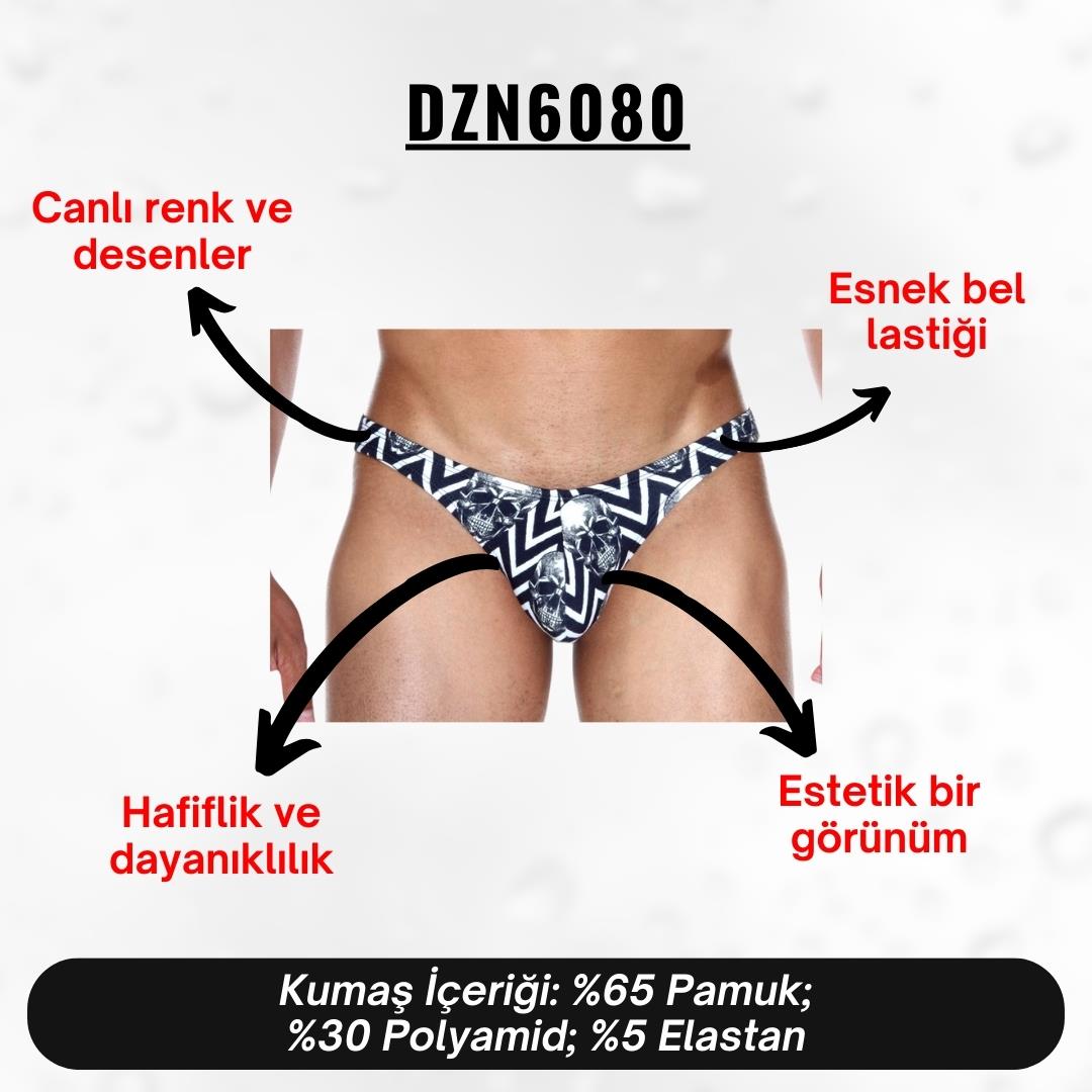 Kurukafa Desenli Erkek Slip (Dijital Baskılı) - DZN6080