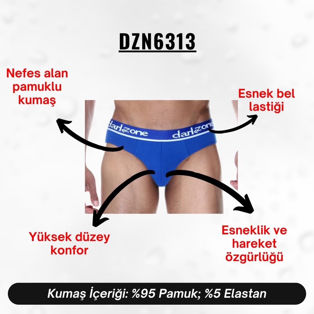 Lastikli Saks Erkek Slip - DZN6313