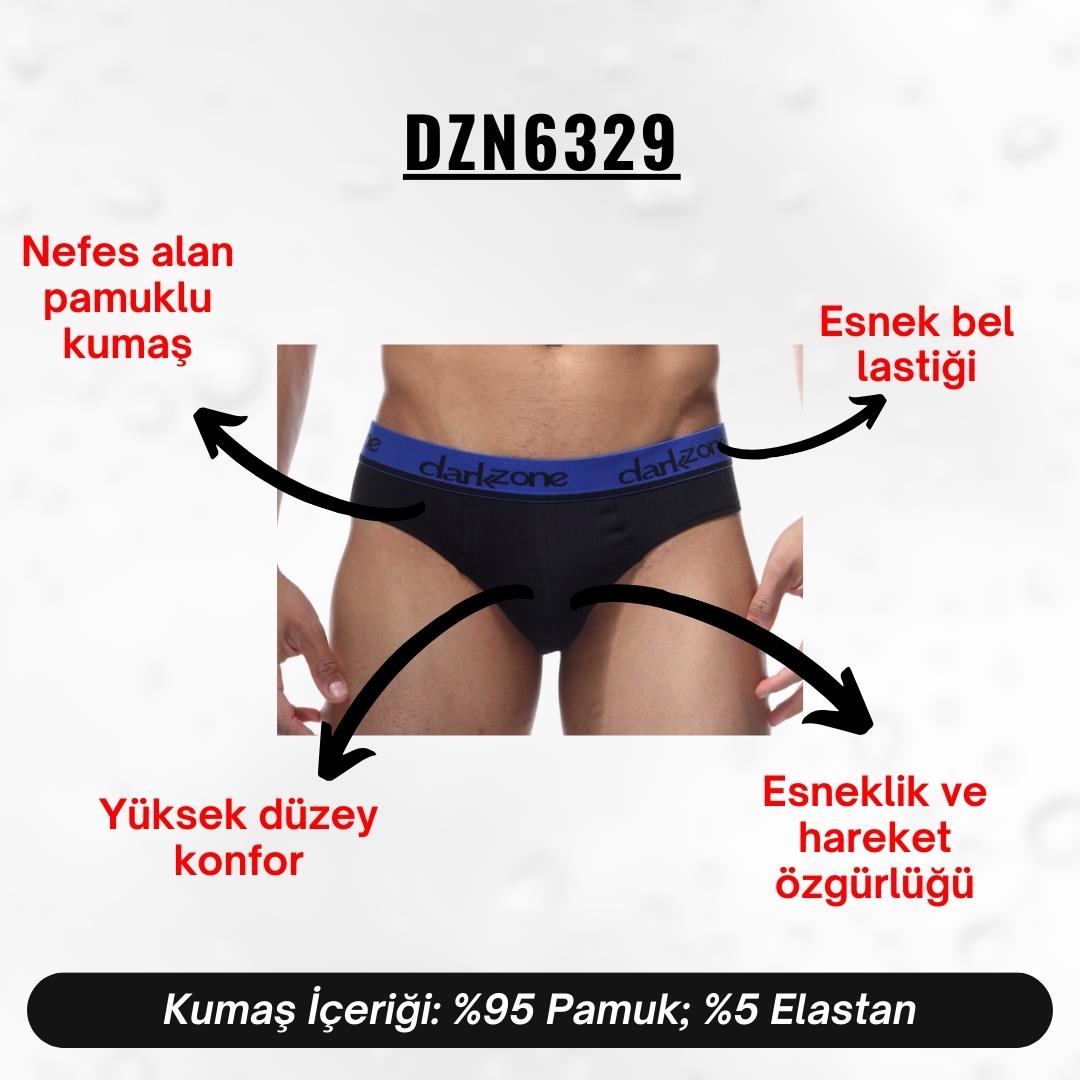 Lastikli Siyah Erkek Slip - DZN6329