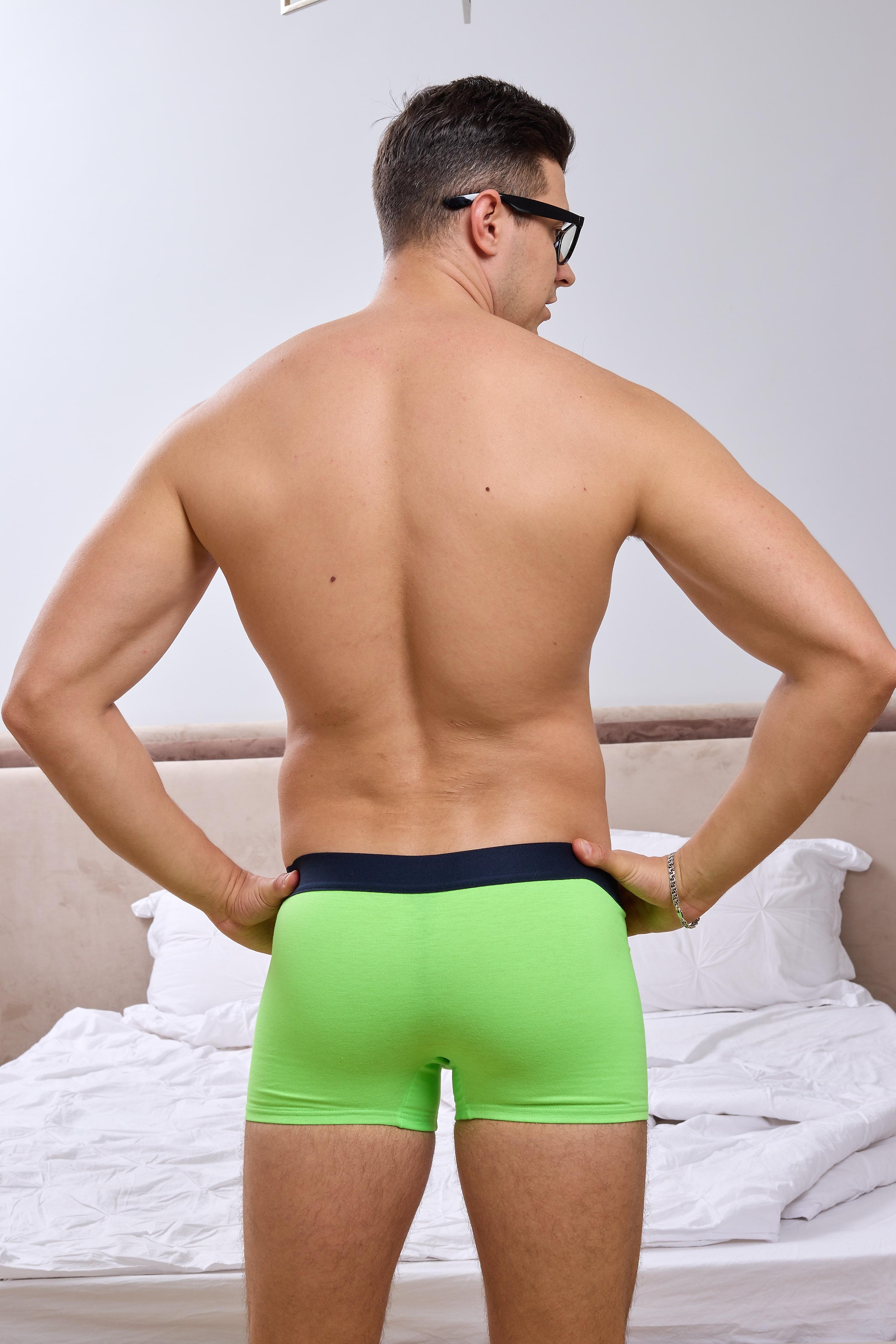 Neon Yeşil Erkek Boxer - DZN2038