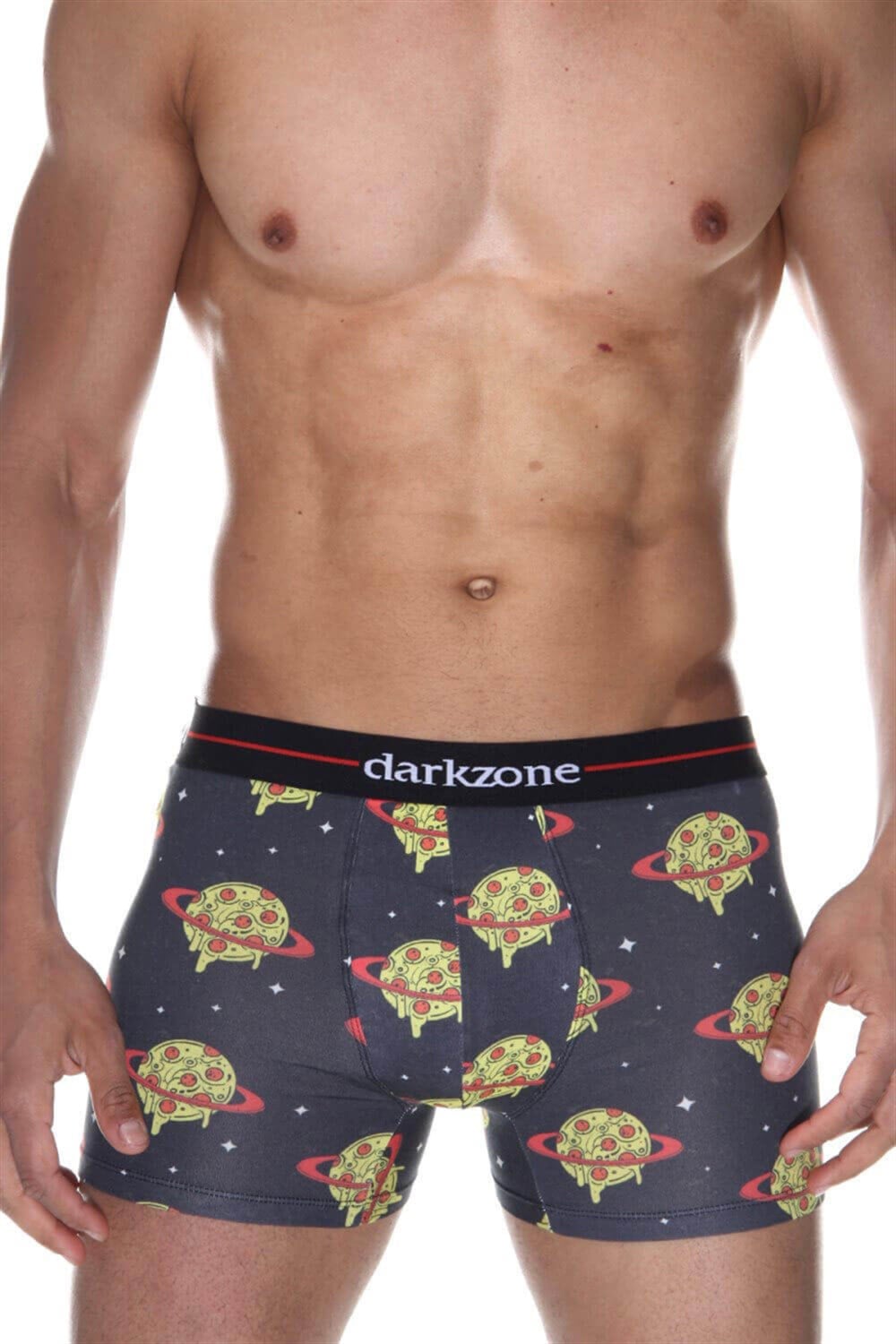 Pizza Desenli Erkek Boxer (Dijital Baskılı) - DZN2074