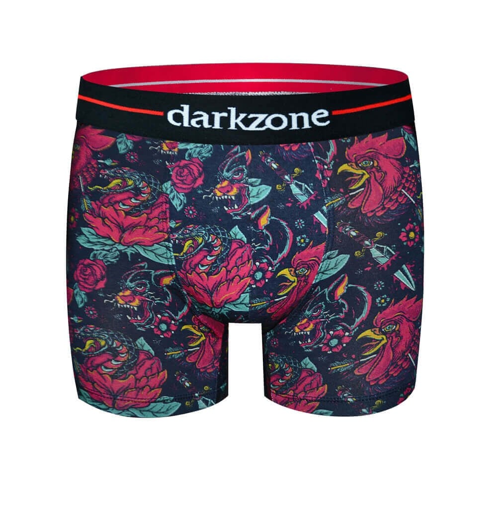 Horoz Desenli Erkek Boxer (Dijital Boxer) - DZN2070