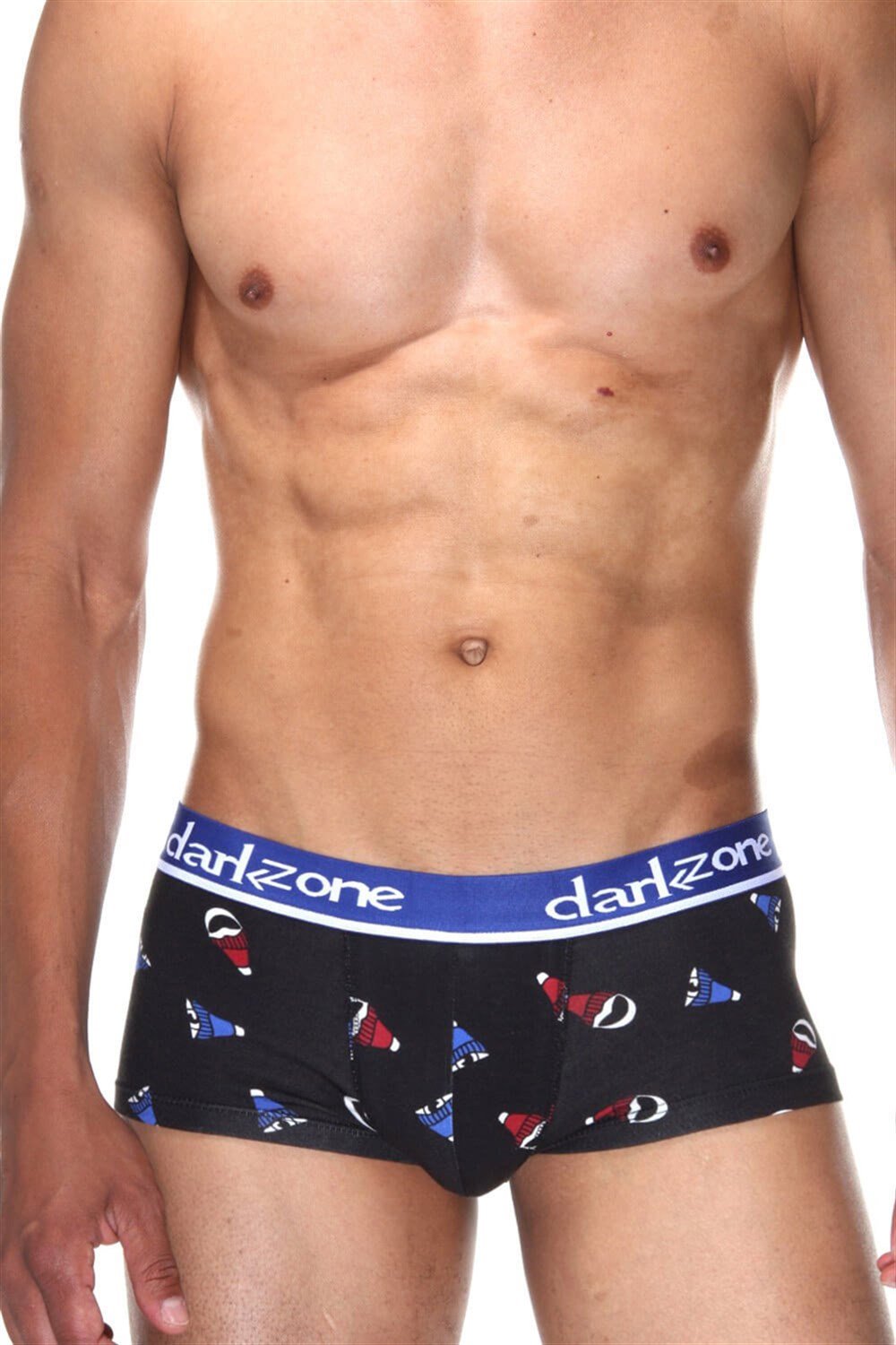 Şapka Desenli Kısa Erkek Boxer - DZN3310