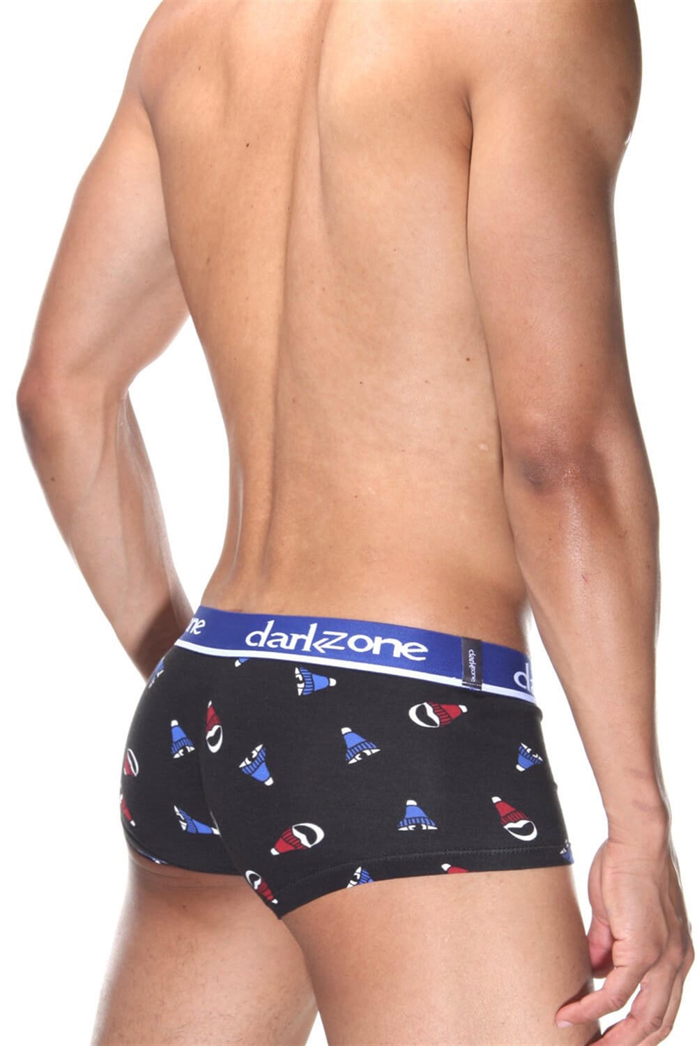 Şapka Desenli Kısa Erkek Boxer - DZN3310