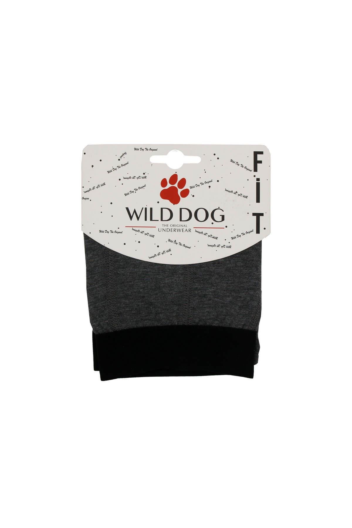 Wild Dog Erkek Pamuklu Antrasit Klasik Boxer - WD0004