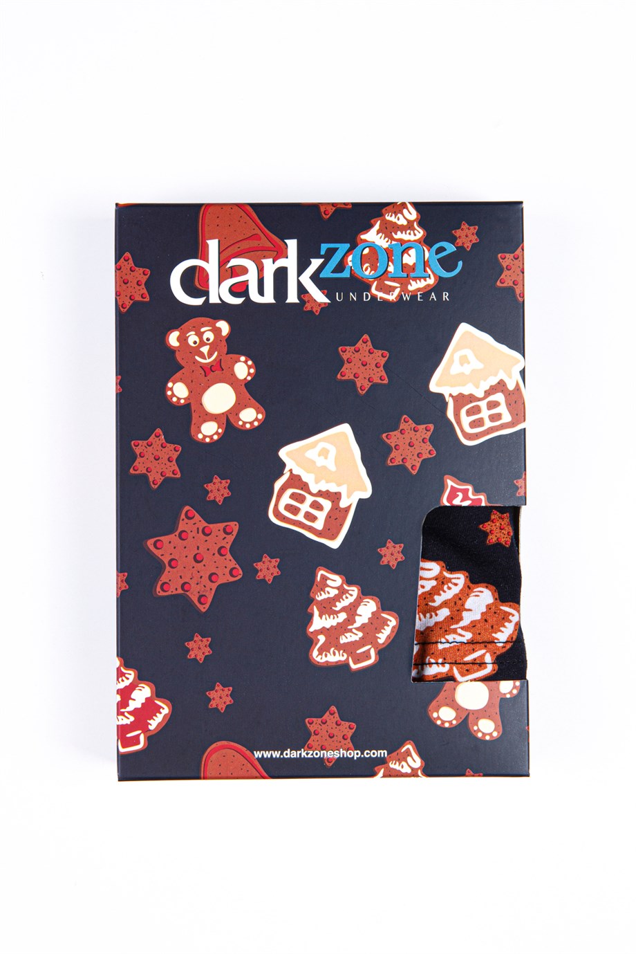 Yeni Yıl Figürleri Desenli Yılbaşı Erkek Boxer (Dijital Baskılı) - DZNNY0002