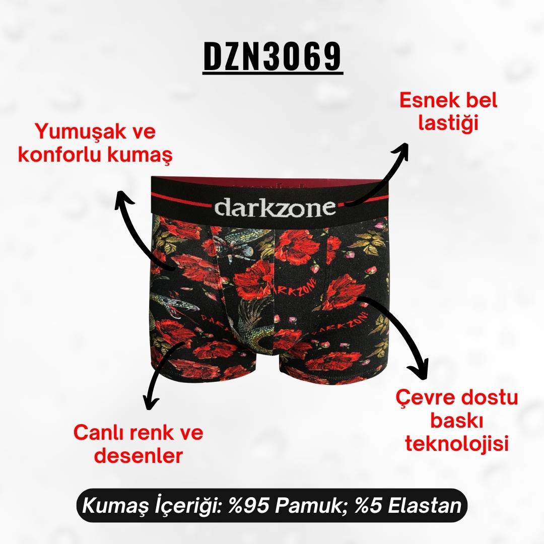 Yılan Desenli Erkek Boxer (Dijital Baskılı) - DZN3069