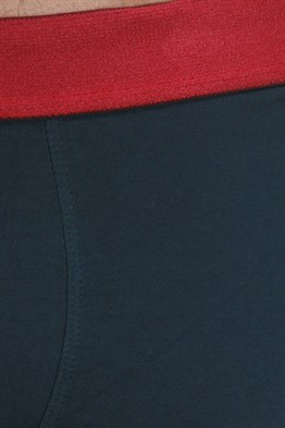 Antrasit Parçalı Desenli Erkek Boxer - DZN4111