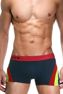 Antrasit Parçalı Desenli Erkek Boxer - DZN4111