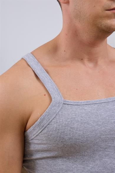 Askılı Gri Erkek Atlet - DZN7102