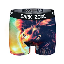 Aslan Desenli Renkli 3D Boxer - DZN1052