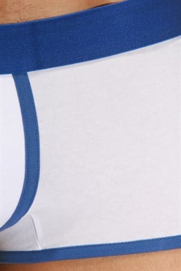 Biyeli Beyaz Erkek Boxer - DZN3202