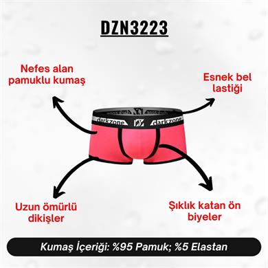 Biyeli Neon Pembe Erkek Boxer - DZN3223