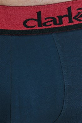 Bordo Çizgili Füme Erkek Boxer - DZN3111