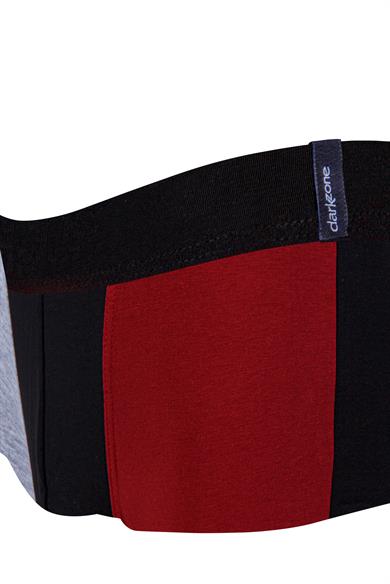 Bordo Gri Erkek Hipster Boxer - DZN2418