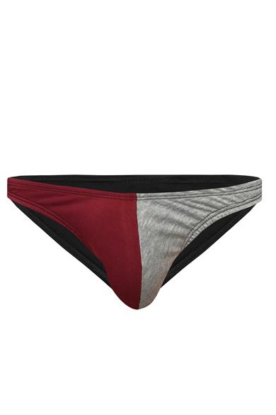 Bordo Gri Erkek Slip - DZN6909