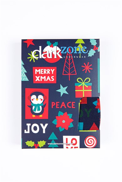 Christmas Desenli Yılbaşı Erkek Boxer (Dijital Baskılı) - DZNNY0005