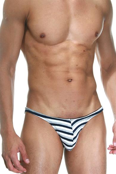 Çizgili Desenli Erkek Slip - DZN6424
