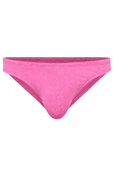 Erkek Pembe Pamuklu Klasik Slip Külot