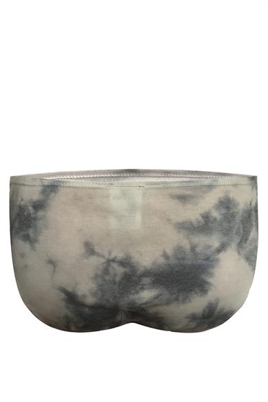 Erkek Batik Desenli Krem Pamuklu Klasik Slip Külot