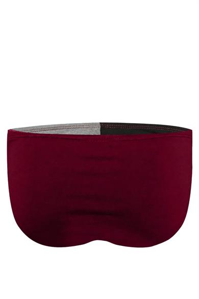 Erkek Siyah Gri Pamuklu Klasik Slip Külot