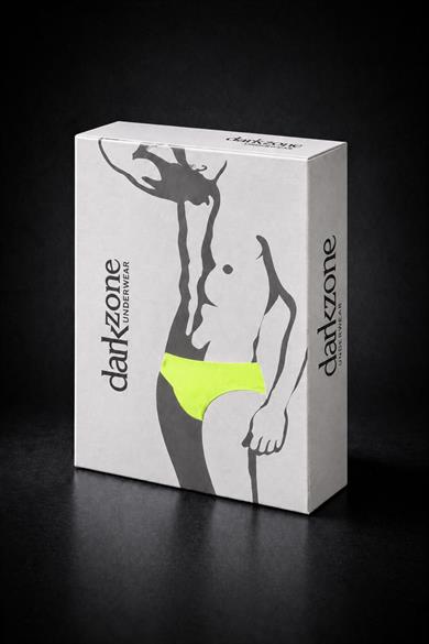 Erkek Neon Sarı Pamuklu Klasik Slip Külot