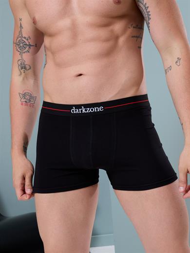 Likralı Siyah Erkek Boxer - DZN2051