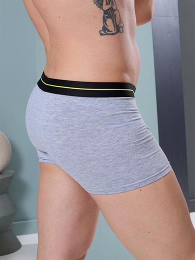 Likralı Gri Erkek Boxer - DZN2053