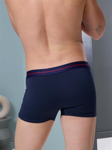 Likralı Lacivert Erkek Boxer - DZN2054