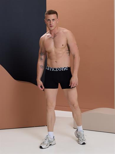 Geniş Lastikli Erkek Siyah Boxer - DZN2801