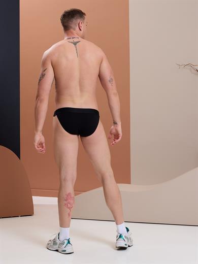 Geniş Lastikli Siyah Erkek Slip Külot - DZN6151