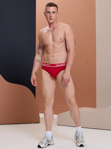 Lastikli Kırmızı Erkek Slip - DZN6306