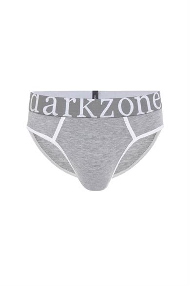 Erkek Gri Biyeli Slip Külot